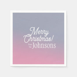 Servilleta De Papel Navidades Fiesta Lilac Pink Ombre