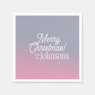 Servilleta De Papel Navidades Fiesta Lilac Pink Ombre
