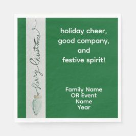 Servilleta De Papel Navidades Fiesta Luncheon