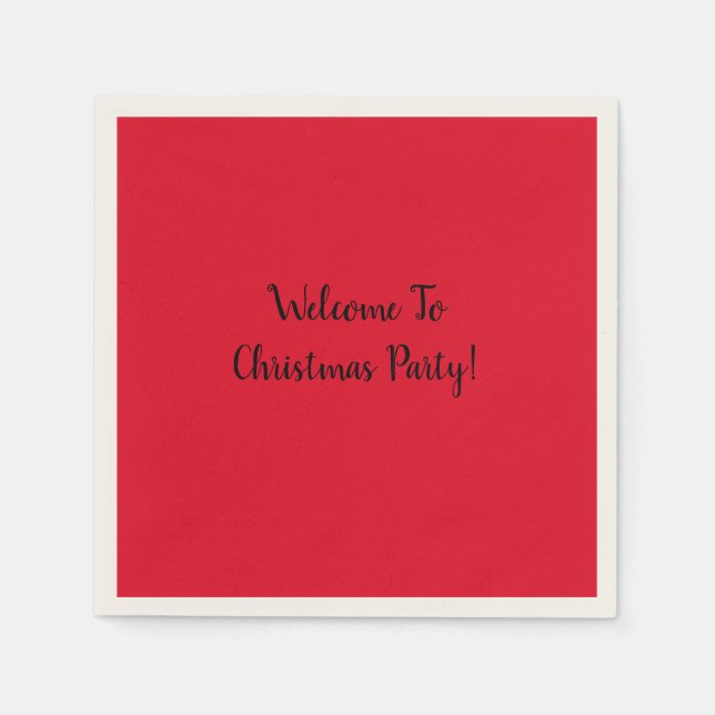 Servilleta De Papel Navidades Fiesta Napkins (Anverso)