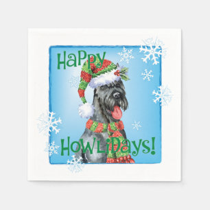 Servilleta De Papel Navidades Giant Schnauzer