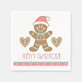 Servilleta De Papel Navidades Gingerbread Cookie Fiesta Napkin