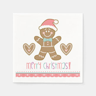 Servilleta De Papel Navidades Gingerbread Cookie Fiesta Napkin