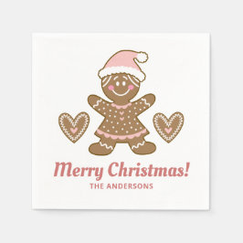 Servilleta De Papel Navidades Gingerbread Cookie Fiesta Napkin