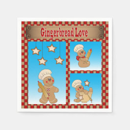 Servilleta De Papel Navidades Gingerbread Cookie Love
