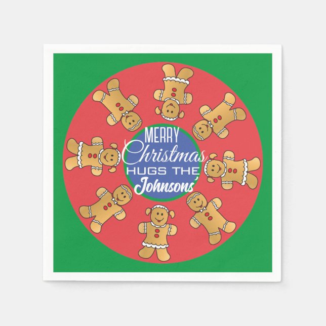 Servilleta De Papel Navidades Gingerbread Cookies (Anverso)