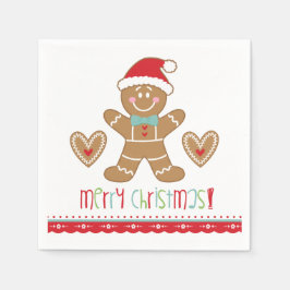 Servilleta De Papel Navidades Gingerbread Fiesta Napkin