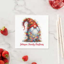 Servilleta De Papel Navidades Gnome