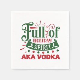Servilleta De Papel navidades graciosos amantes del vodka fiesta Napki