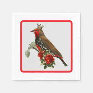 Servilleta De Papel Navidades hermosos Fiestas de pájaros
