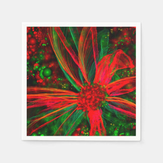 Servilleta De Papel Navidades hermosos floridos
