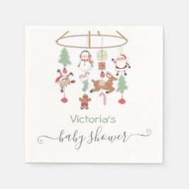 Servilleta De Papel Navidades Holiday Mobile Baby Shower