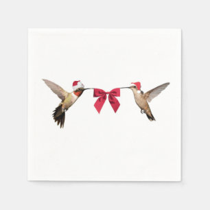Servilleta De Papel Navidades Hummingbirds