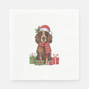 Servilleta De Papel Navidades irlandeses de seda para perros vestidos