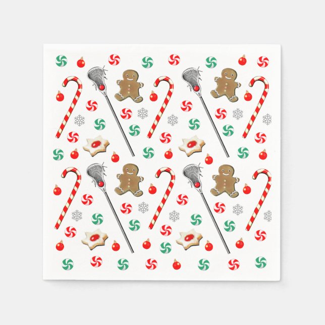 Servilleta De Papel Navidades Lacrosse (Anverso)