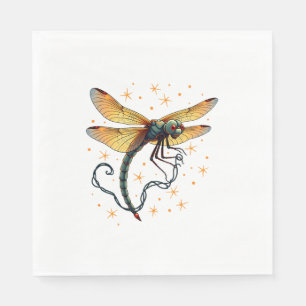 Servilleta De Papel Navidades Luces Dragonfly