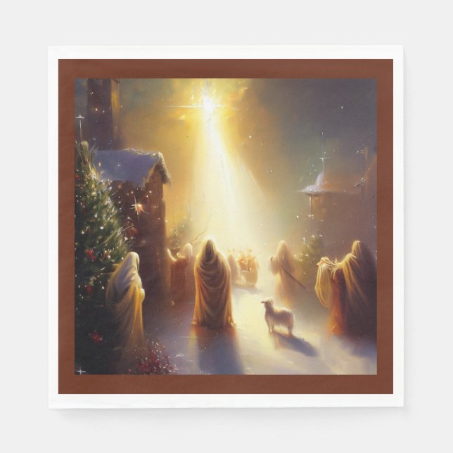 Servilleta De Papel Navidades Milagro 1 (Anverso)