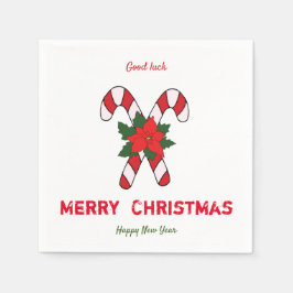 Servilleta De Papel Navidades Minimalistas y feliz Año Nuevo