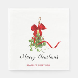 Servilleta De Papel Navidades Mistletoe
