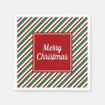 Navidades Modernos De Banda Roja Y Verde