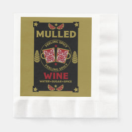 Servilleta De Papel Navidades mulled Red Wine
