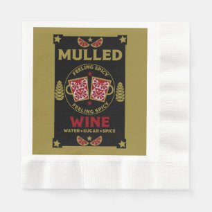 Servilleta De Papel Navidades mulled Red Wine