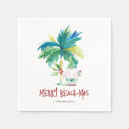 Servilleta De Papel Navidades Napkins Tropical Beach