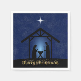 Servilleta De Papel Navidades Natividad Escena religiosa