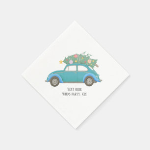 Servilleta De Papel navidades, navidad, niñera, árbol de navidad, auto