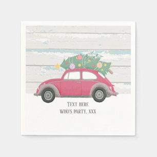 Servilleta De Papel navidades, navidad, niñera, árbol de navidad, auto