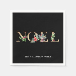 Servilleta De Papel Navidades Noel Greenery Berries Familia Floral