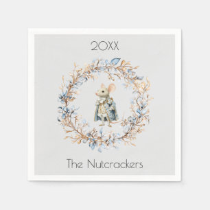 Servilleta De Papel Navidades Nutcracker Mouse King Watercolor