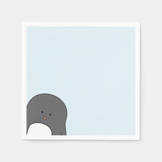 Servilleta De Papel Navidades Penguin Napkin (Anverso)