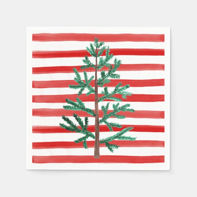 Servilleta De Papel Navidades Pequeño Camión Azul Tema (Anverso)