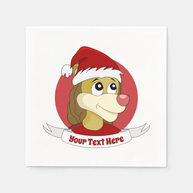 Servilleta De Papel Navidades personalizado con unas toallas lindas pa (Anverso)