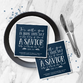 Servilleta De Papel Navidades personalizados Biblia contra tipografía 