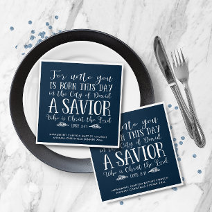 Servilleta De Papel Navidades personalizados Biblia contra tipografía