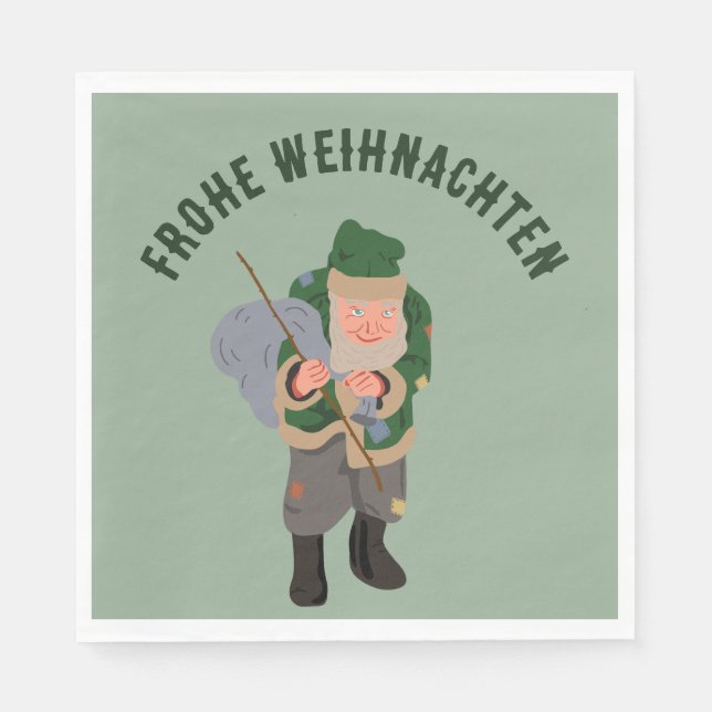 Servilleta De Papel Navidades personalizados de Belsnickel Personaliza (Anverso)