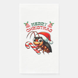 Servilleta De Papel Navidades Personalizados de Santa Cockroach Candy 