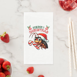 Servilleta De Papel Navidades Personalizados de Santa Cockroach Candy
