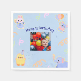 Servilleta De Papel Navidades personalizados Foto Napkin