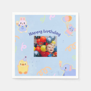Servilleta De Papel Navidades personalizados Foto Napkin