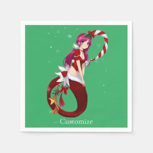 Servilleta De Papel Navidades Pixie Mermaid Thunder_Cove