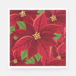 Servilleta De Papel Navidades Poinsettia