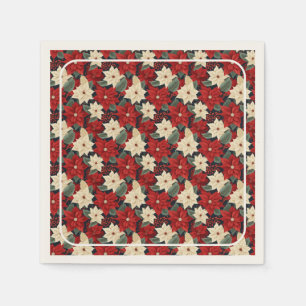 Servilleta De Papel Navidades Poinsettia