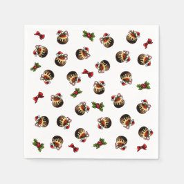 Servilleta De Papel Navidades pudding Paper Napkin
