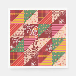 Servilleta De Papel Navidades Quilt