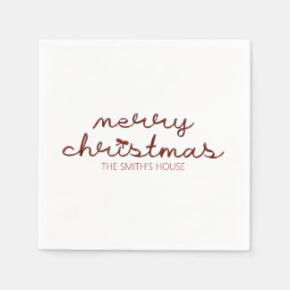 Servilleta De Papel Navidades Red Bow