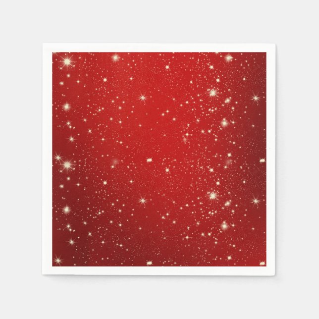 Servilleta De Papel Navidades Red Twinkle (Anverso)