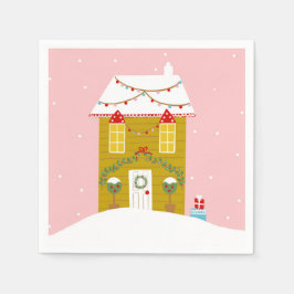Servilleta De Papel Navidades rosados Fiesta niños vacaciones de cumpl